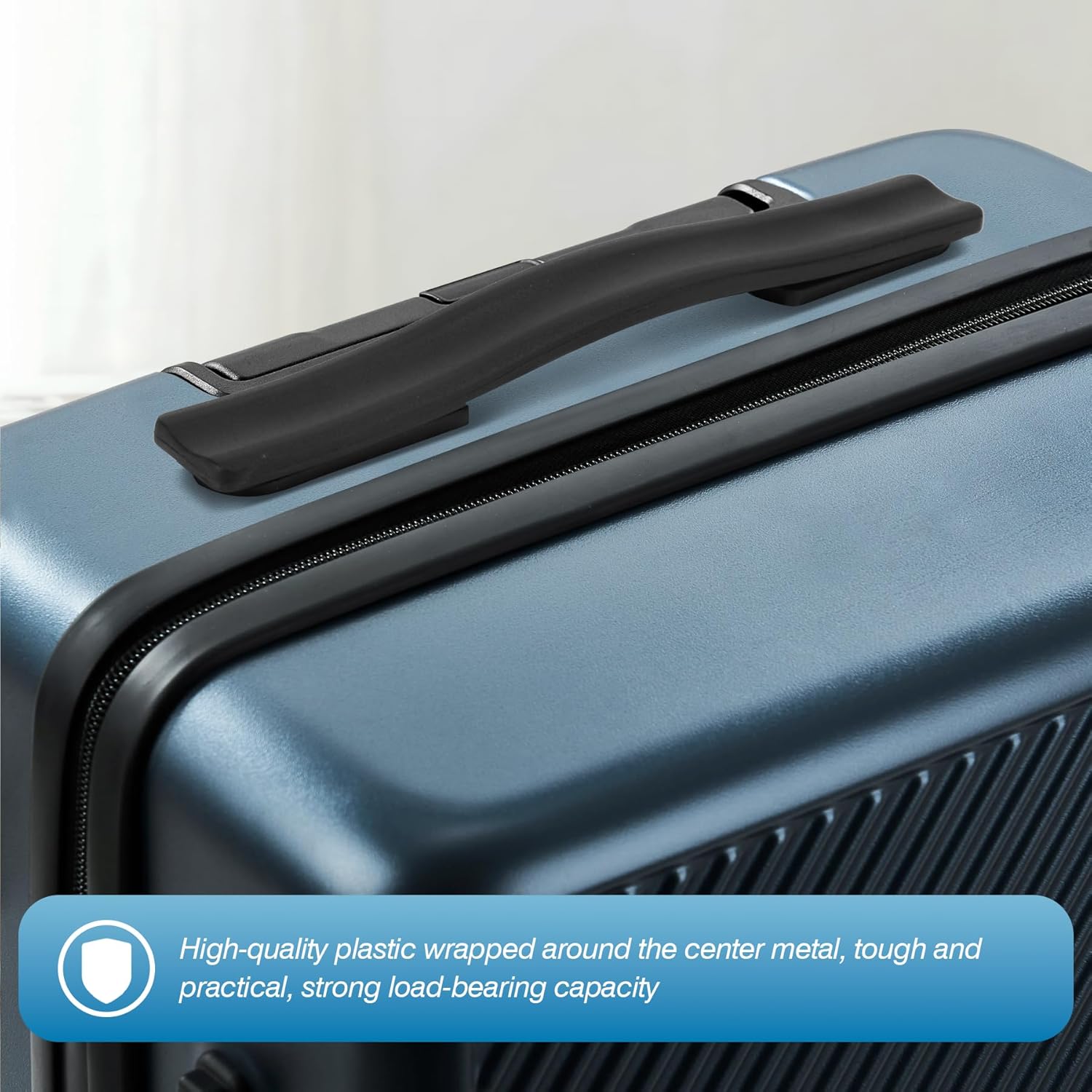 Concealed Fiber Suitcase Handle Replacement Luggage Case Handle Suitcase Carrying Grip for Repairing