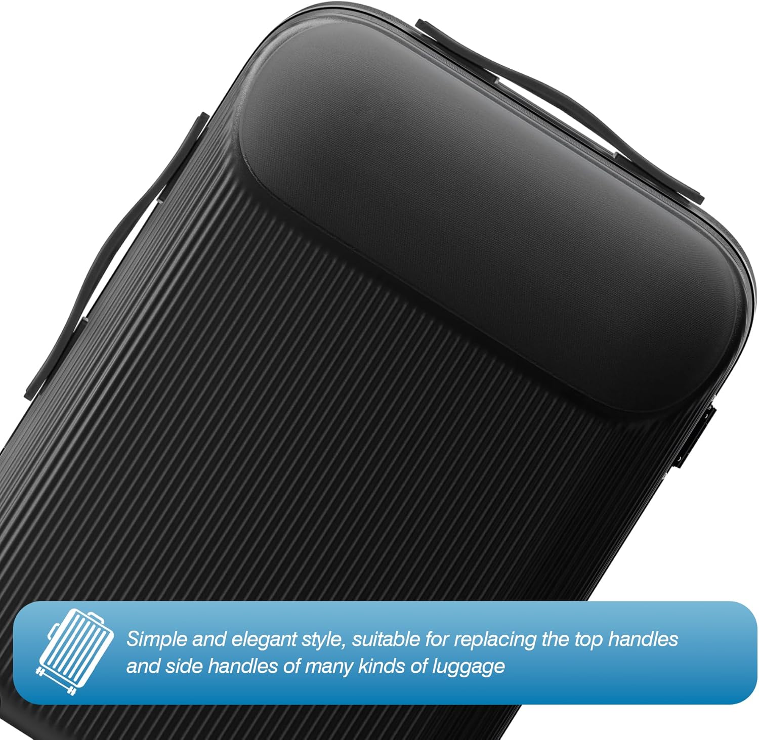 Concealed Fiber Suitcase Handle Replacement Luggage Case Handle Suitcase Carrying Grip for Repairing
