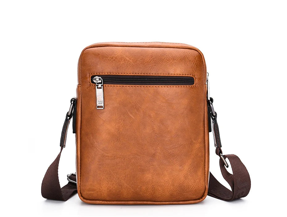 JEEP Luxury Mens Messenger Bags – Crossbody bag (Large Capacity)